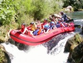 Okolí - výlety: rafting na Cetině - zábava pro celou rodinu