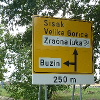 BUZIN - městečko ( n&aacute;zev nic neznamena ) u Zagrebu 2012