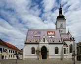 ZAGREB - Horn&iacute; město: kostel Sv. Marka